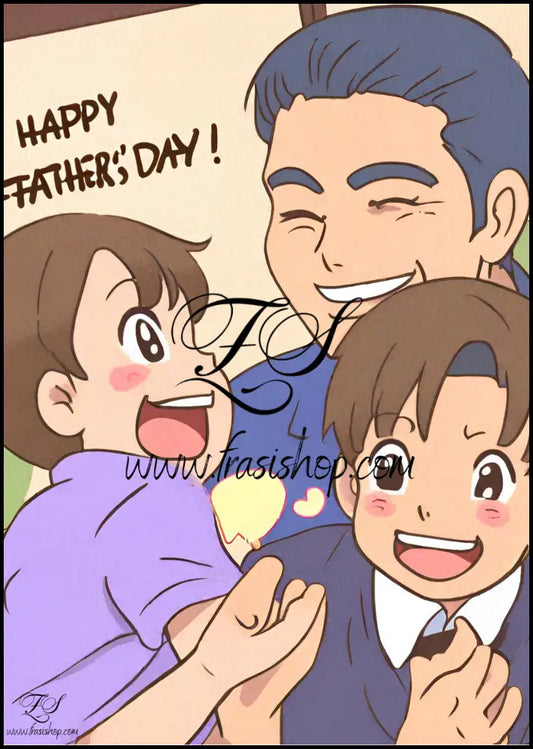 Father’s Day Greeting Poster Grafica