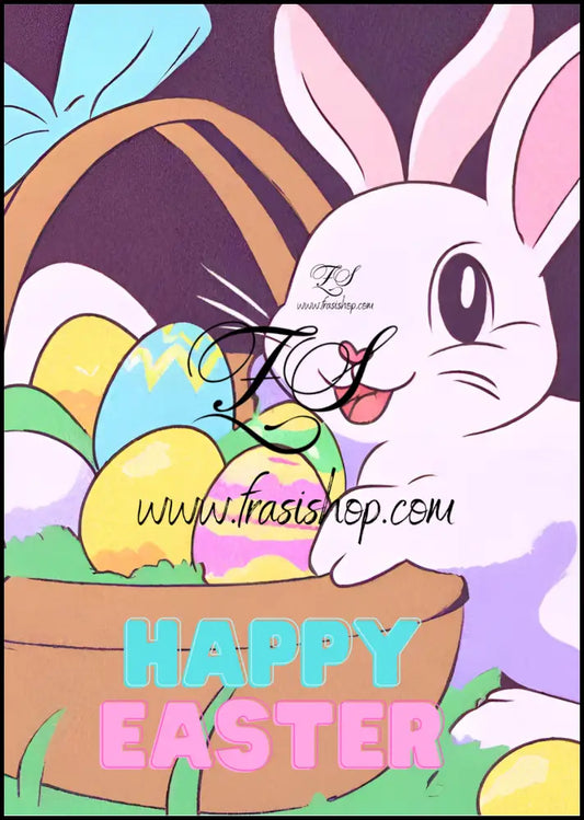 Happy Easter Poster Grafica